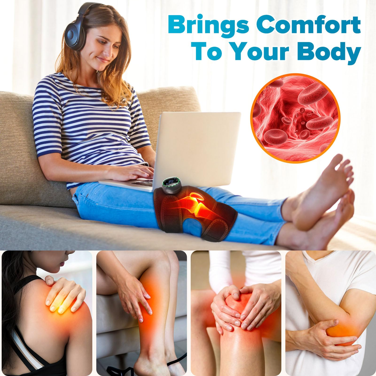  Knee and shoulder Massager