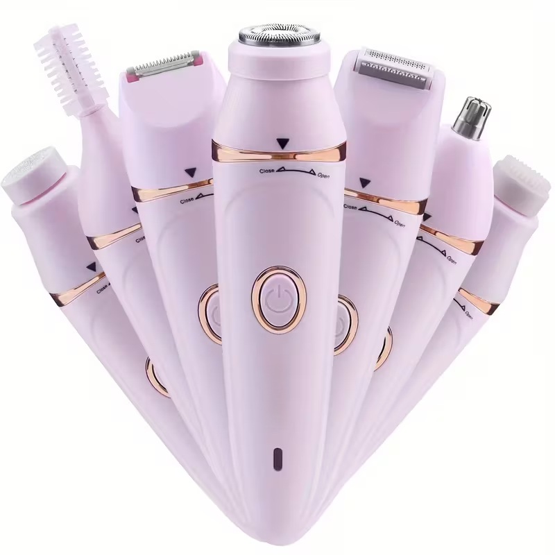 7-in-1 electric epilator and razor