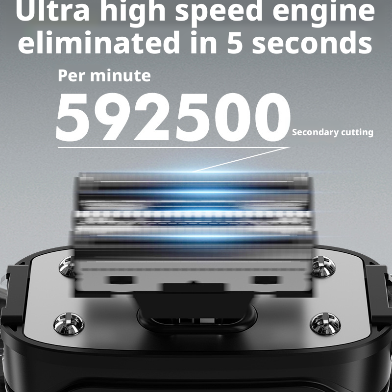 Smart silent reciprocating shaver