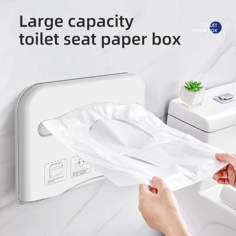 Commercial Toilet Seat Cover Dispenser Wall Mount Half