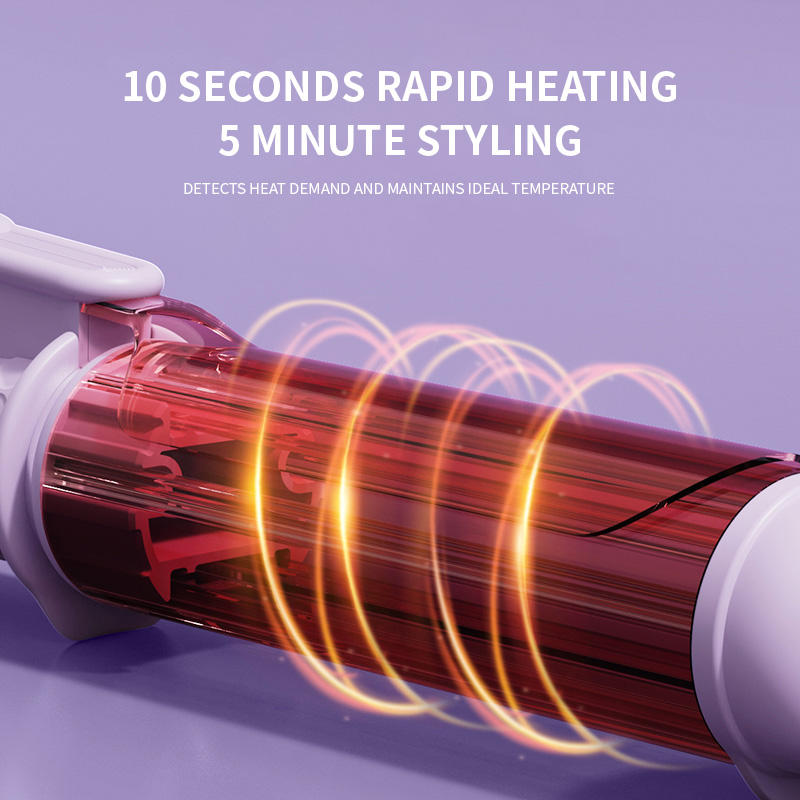 Professional Glam Wave Ceramic Curlers Natural Curlers