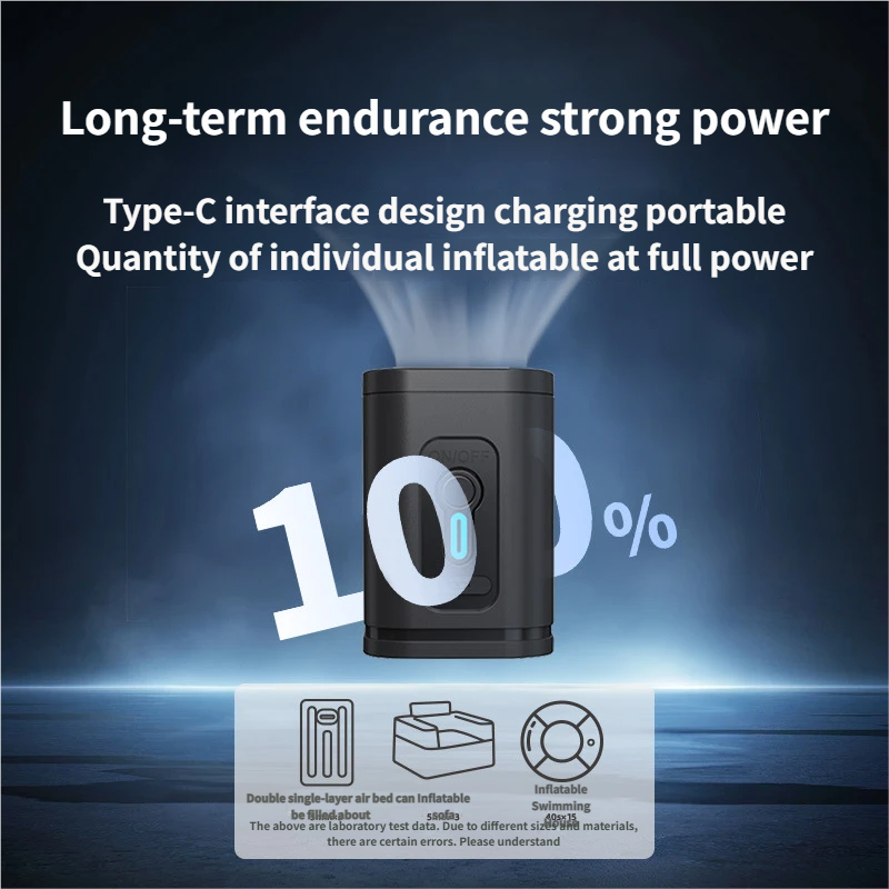 Mini Pump Mattress Storage Bag Vacuum Backpack Pump