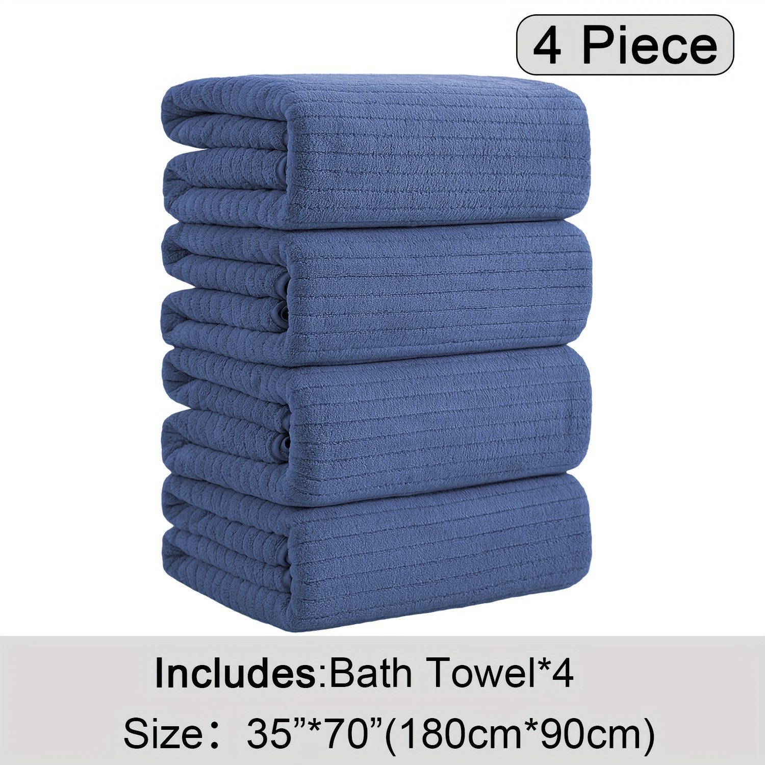 4 Pack XL Bath Towels