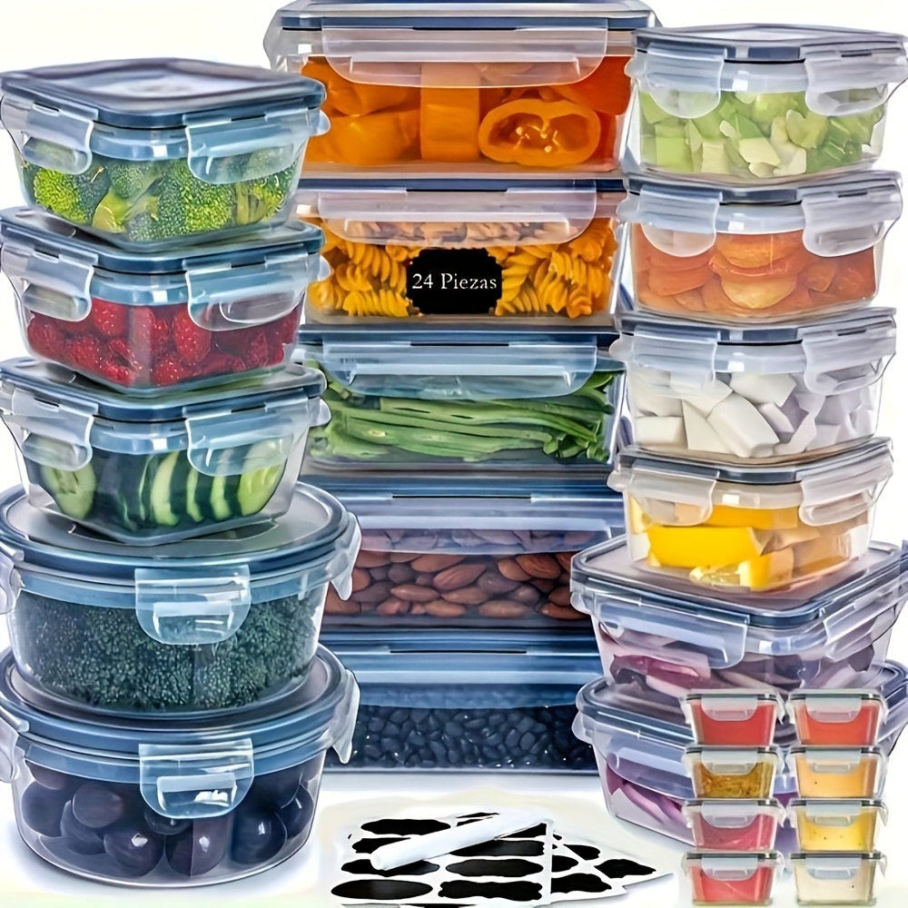 48pcs luxury food storage container set of high quality 