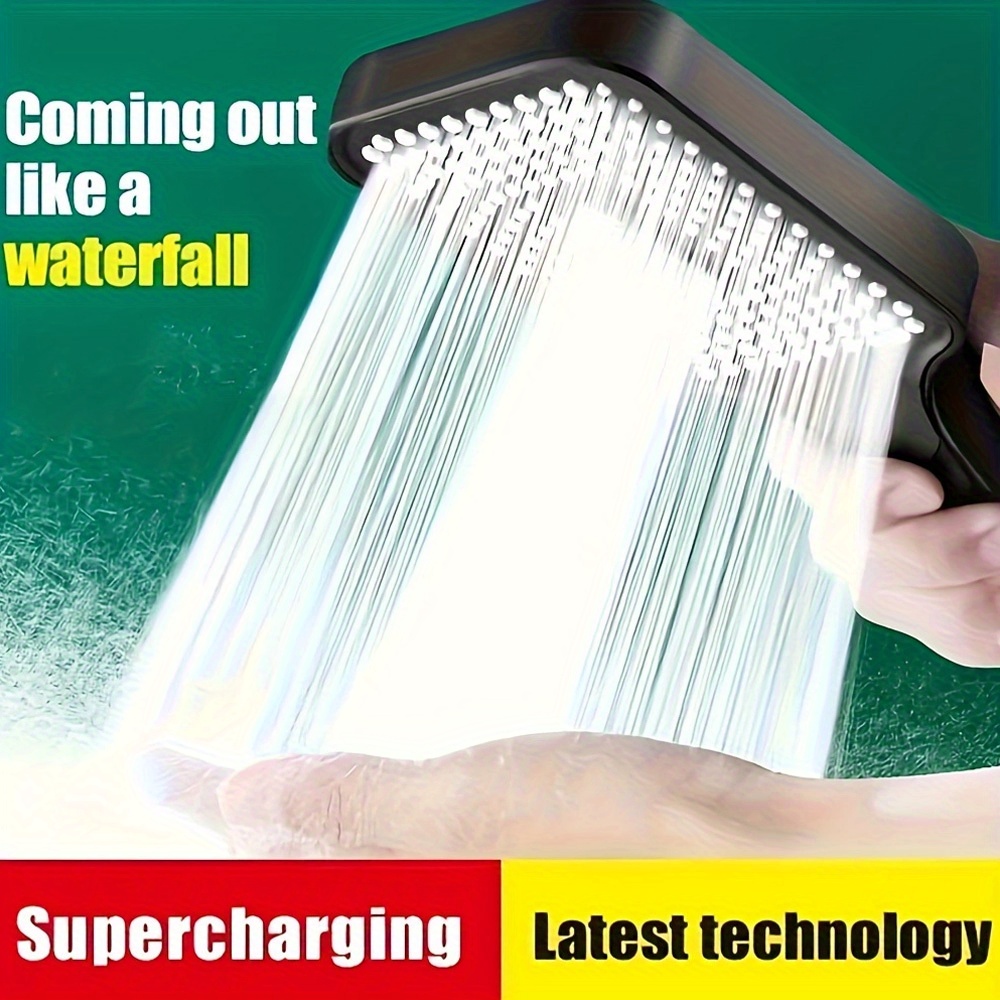 Large area shower nozzle Silvery head