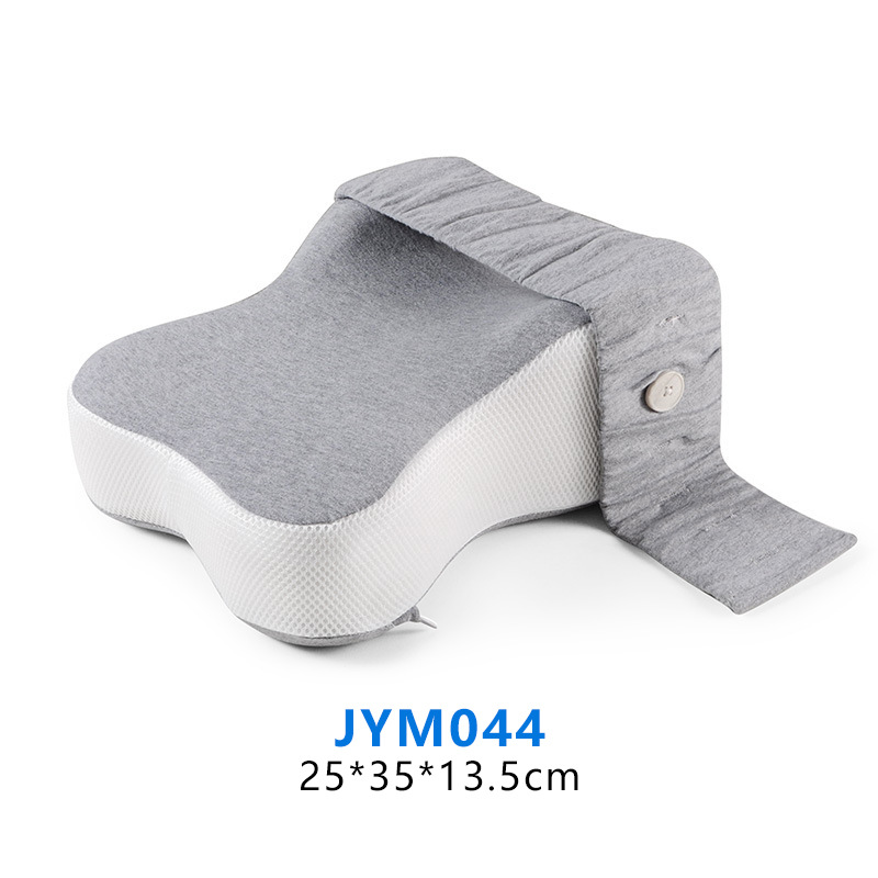 Memory foam knee clamp pillow