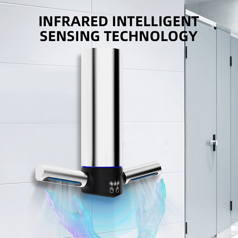 High-speed wall-mounted air-jet hand dryer