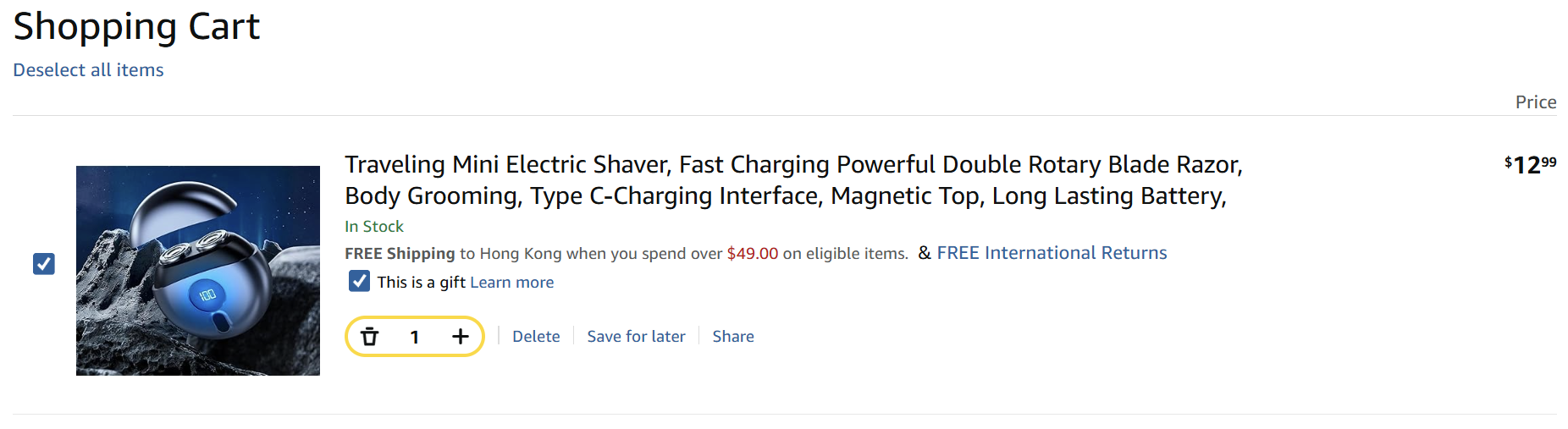 Smart mini dual-purpose small flying saucer razor