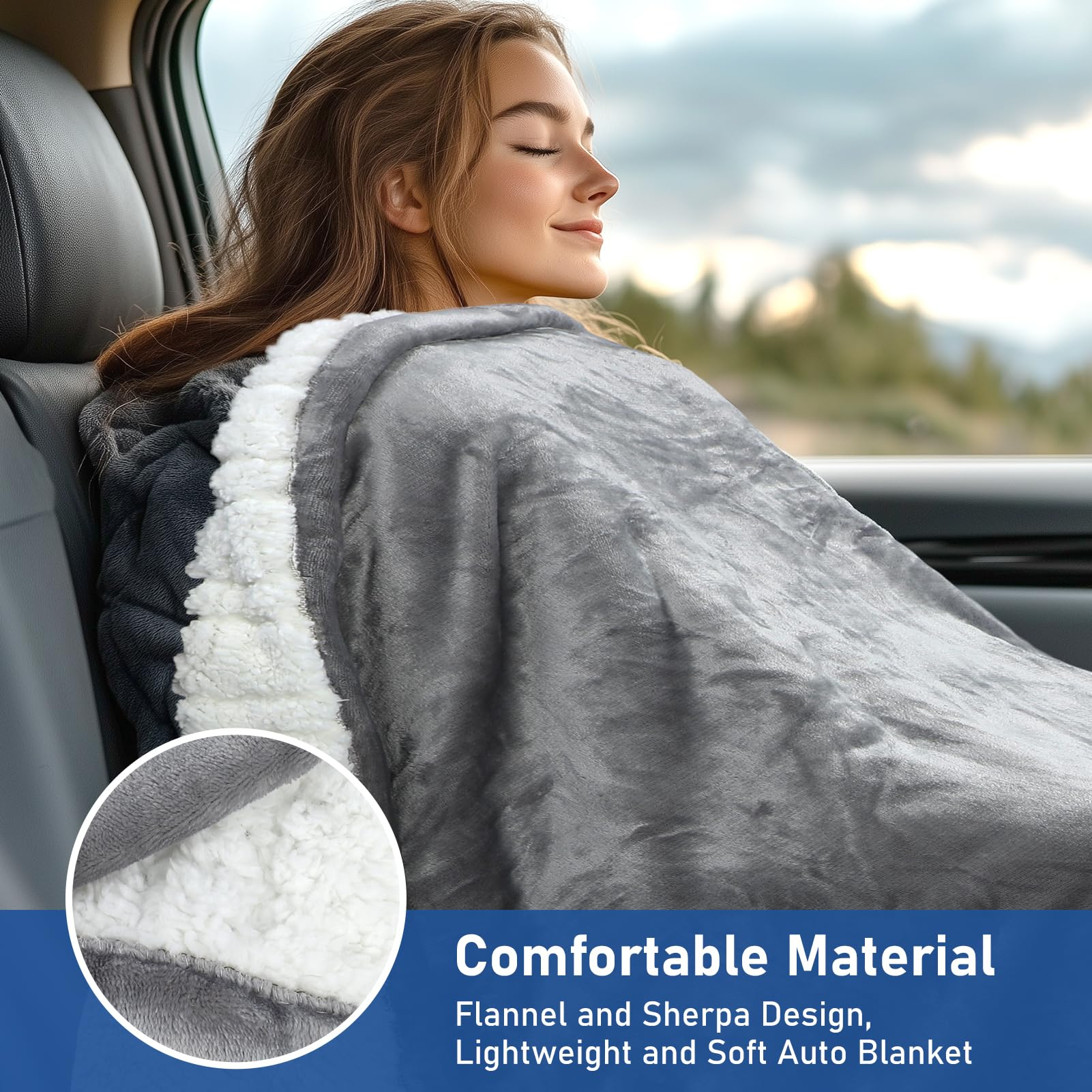 Washable car electric blanket 12V