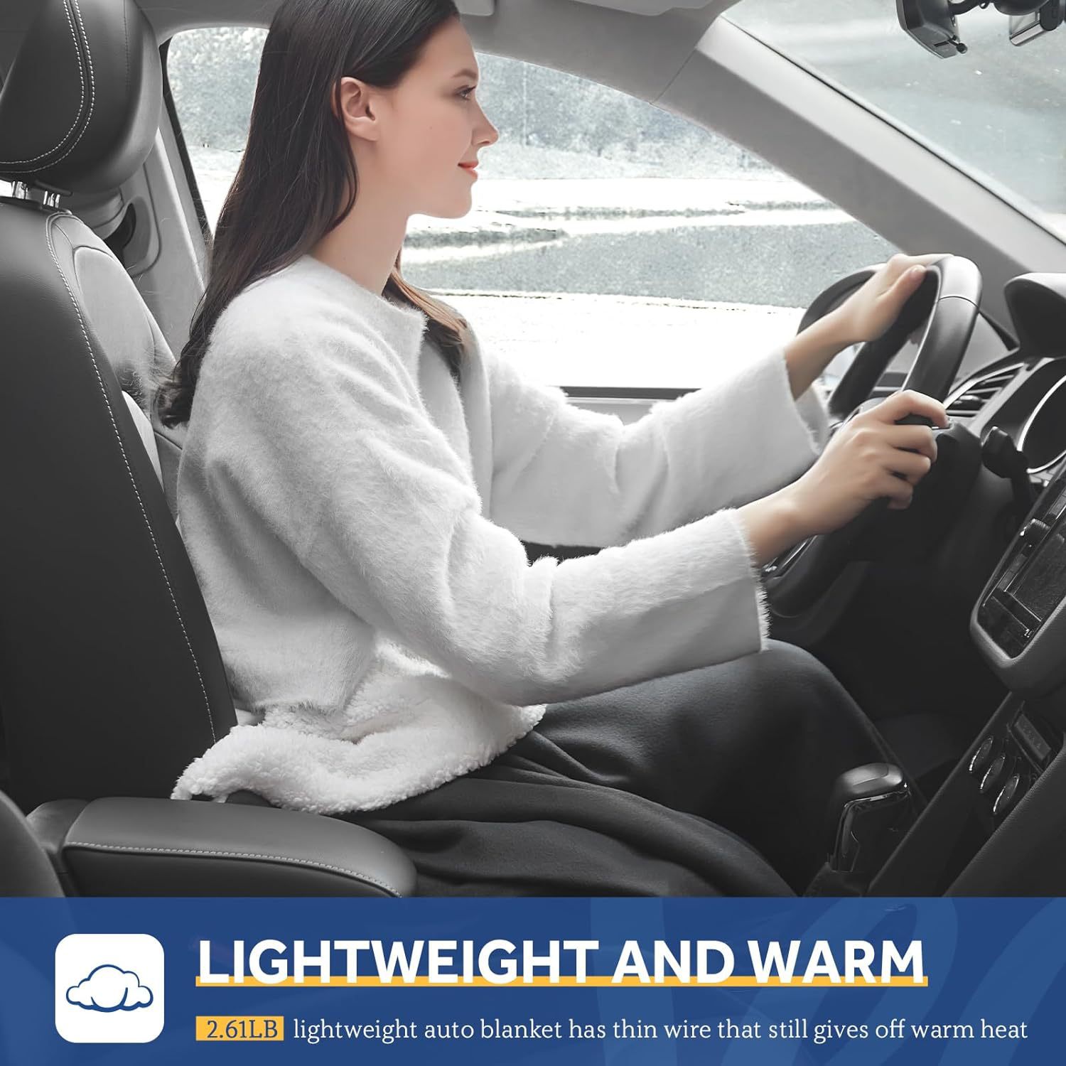 Washable car electric blanket 12V