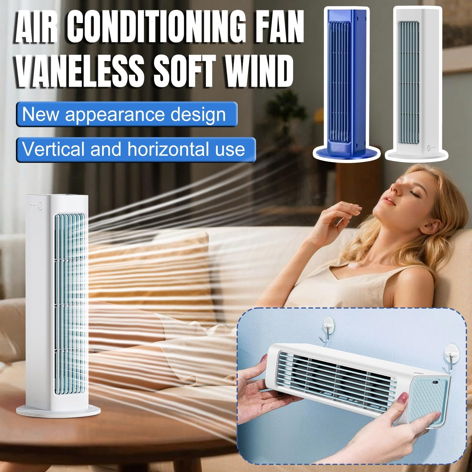 Oscillating high-power cooling fan