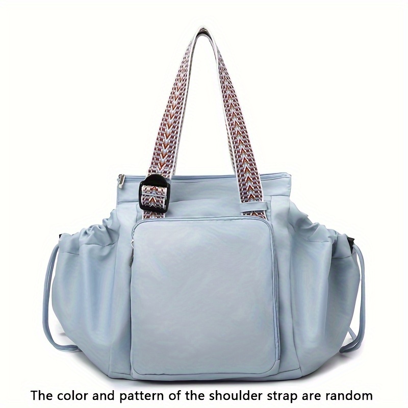 1pc Large Capacity Nylon Tote Bag