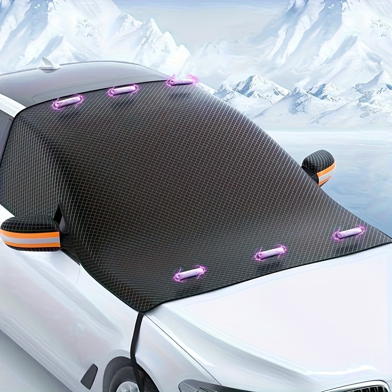 Magnetic Snow Cover for Car Windshield