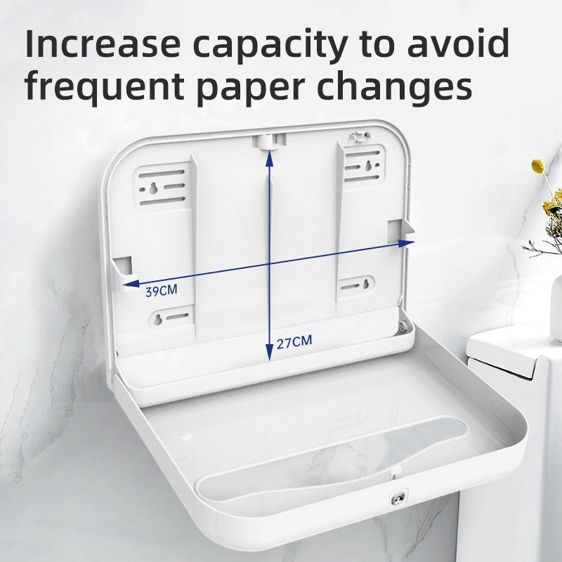 Commercial Toilet Seat Cover Dispenser Wall Mount Half