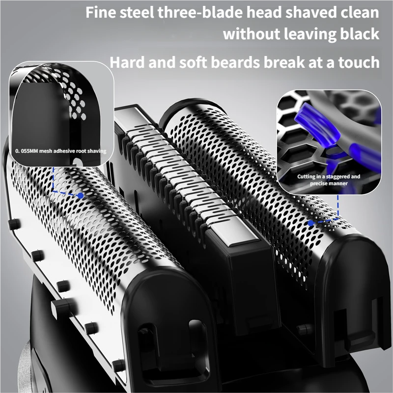 Quick-Charge Mini Automatic Waterproof Electric Shaver for Home Use