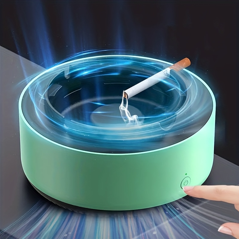 1pc Smart Smoke-Free Ashtray with Odor Eliminator