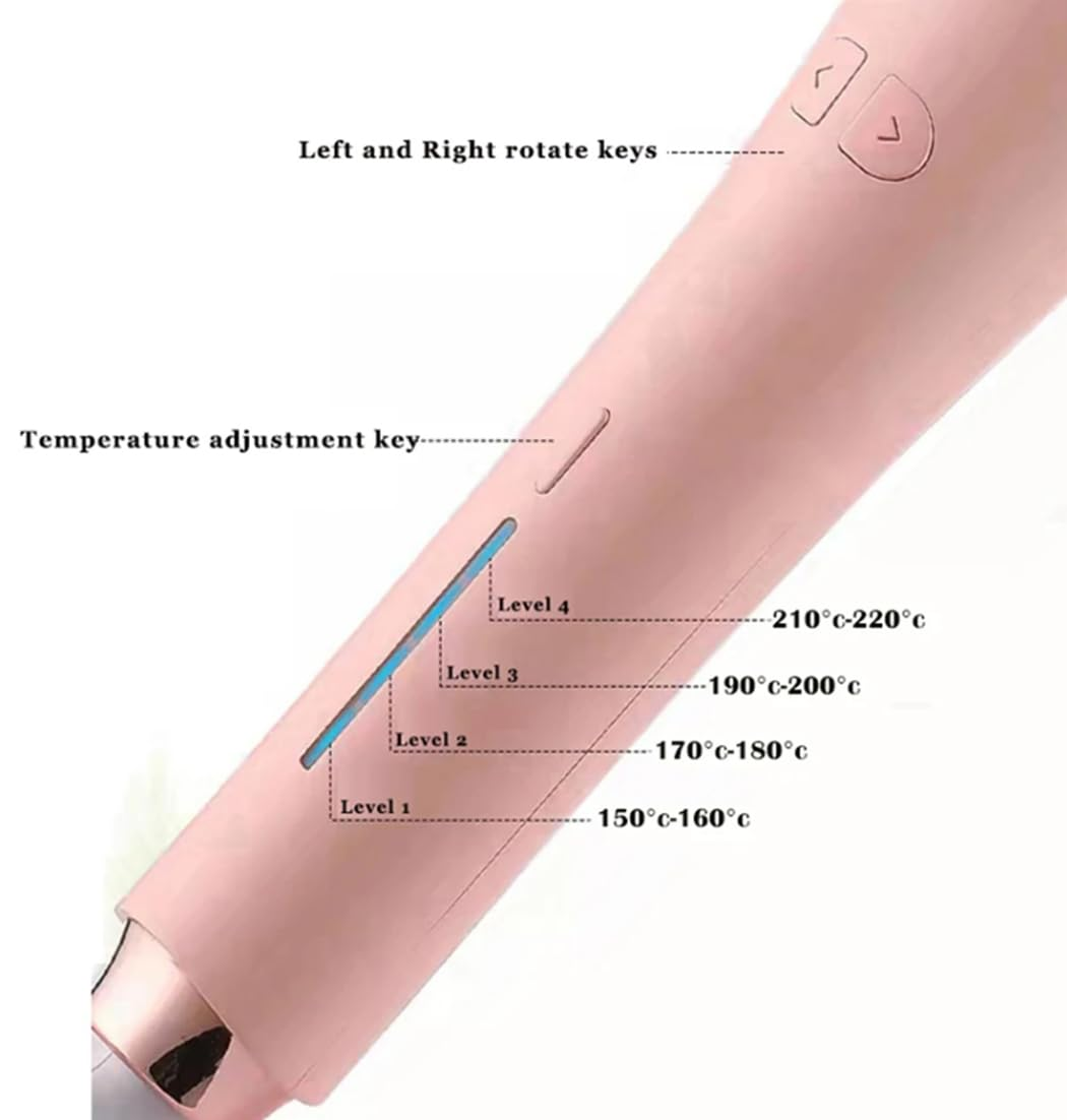 2024 Auto Curling Iron - Thermal Protection & Waves