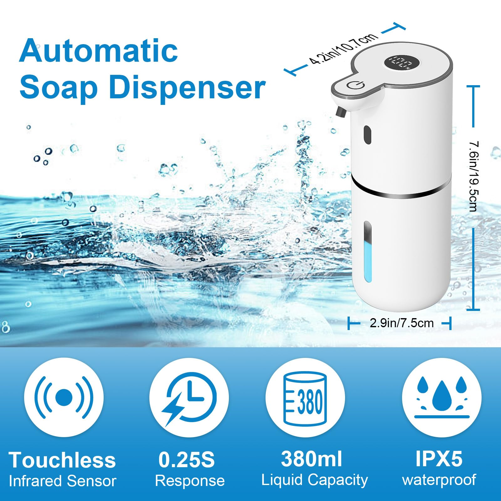 Automatic induction soap dispenser