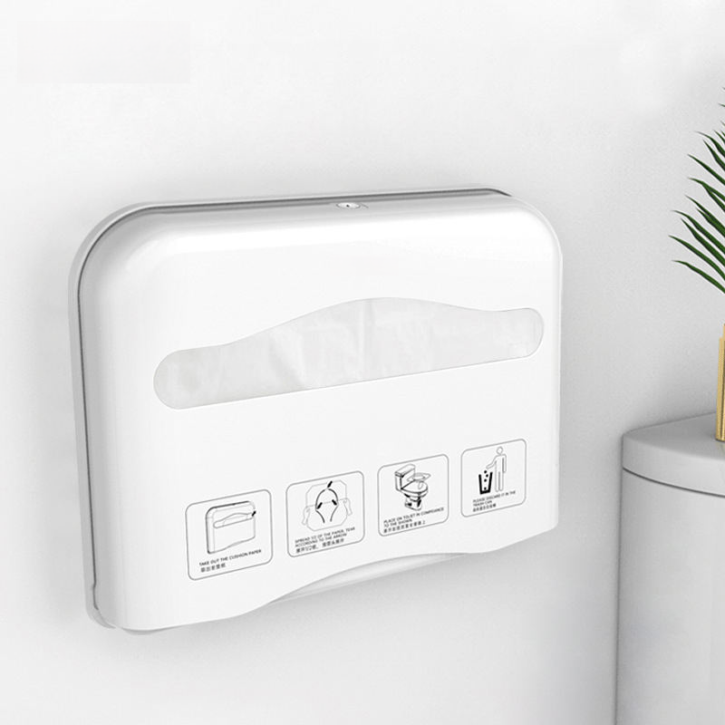 Commercial Toilet Seat Cover Dispenser Wall Mount Half