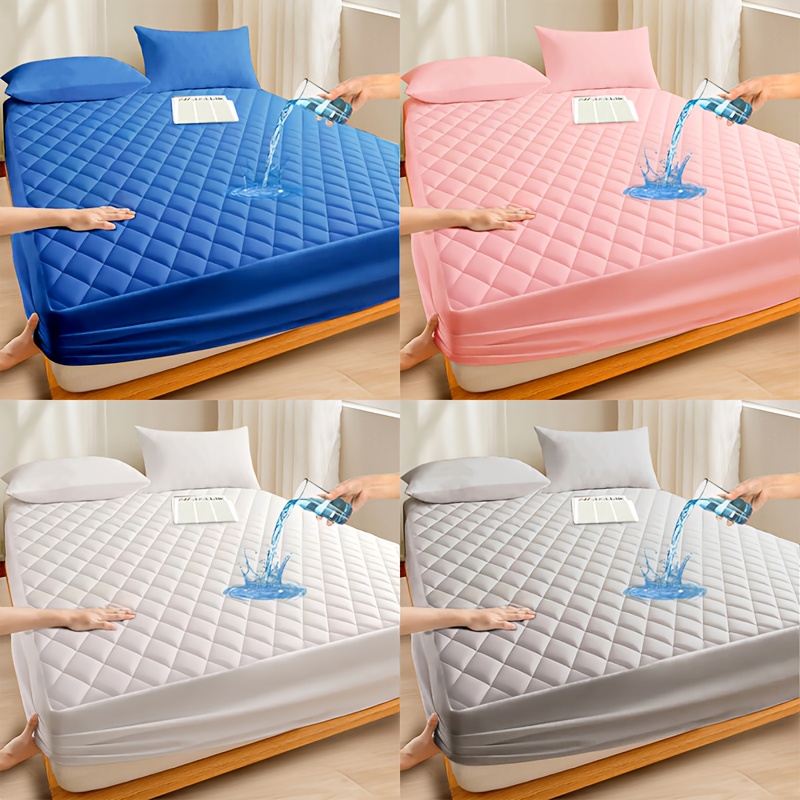 2/3pcs Cooling High Quality Mattress Protector with 1/2 Free Pillowcase, Cool Comfortable