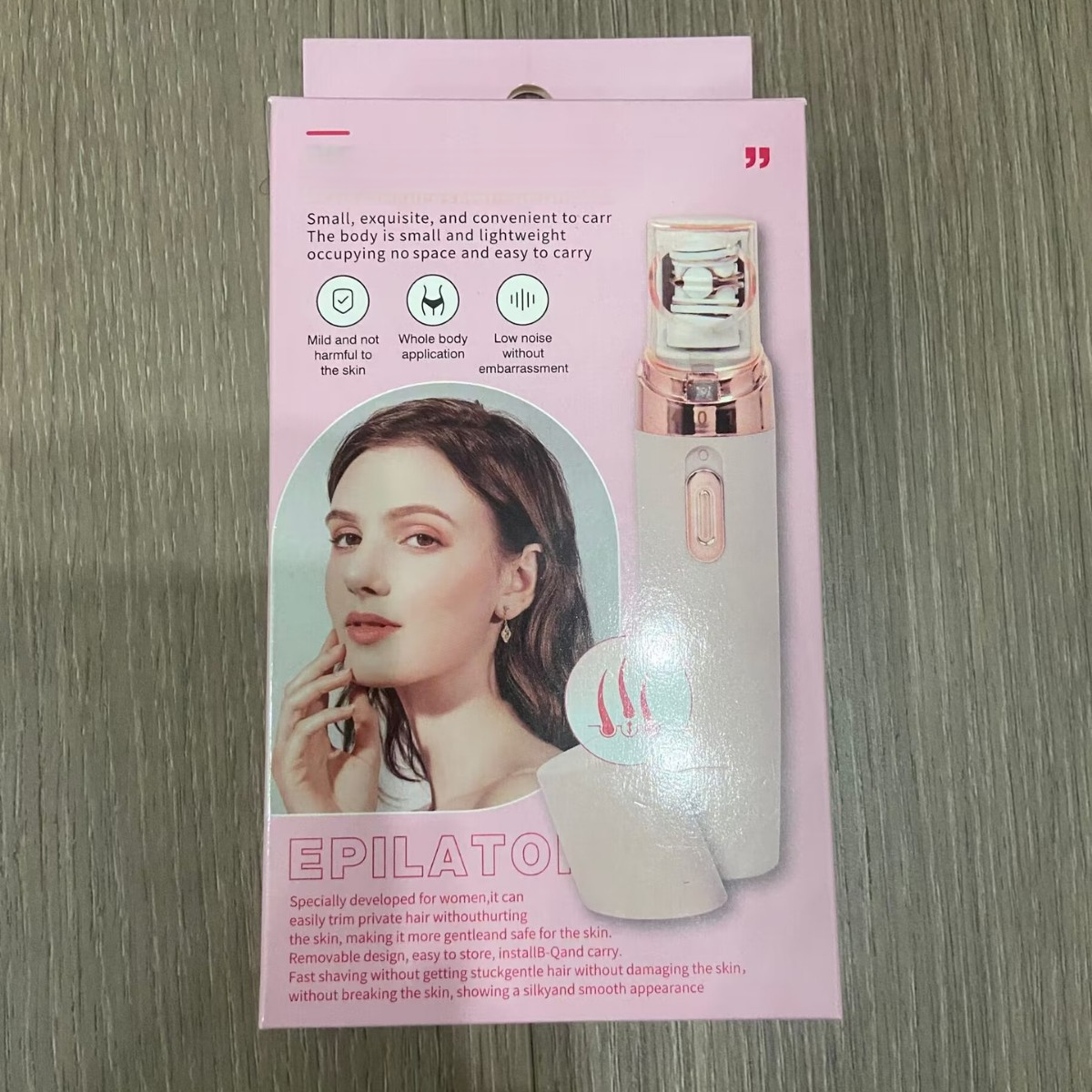Mini Electric Hair Removal Device with Rechargeable Battery