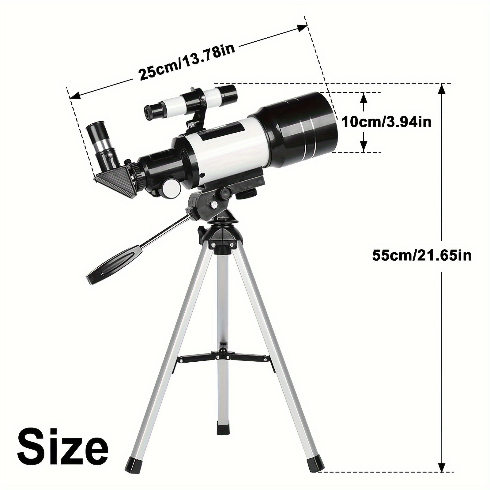 150X telescope, 70mm aperture telescope
