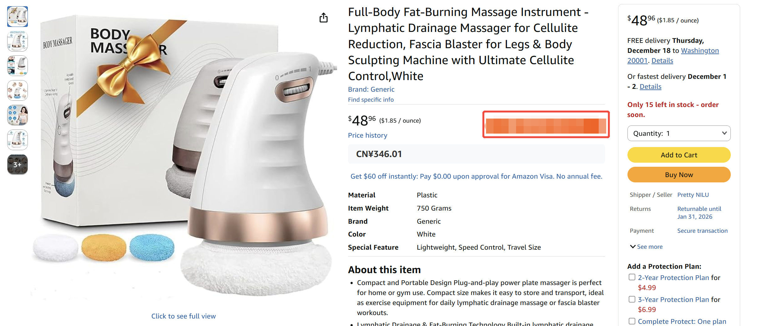 Full-Body Fat-Burning Massage Instrument