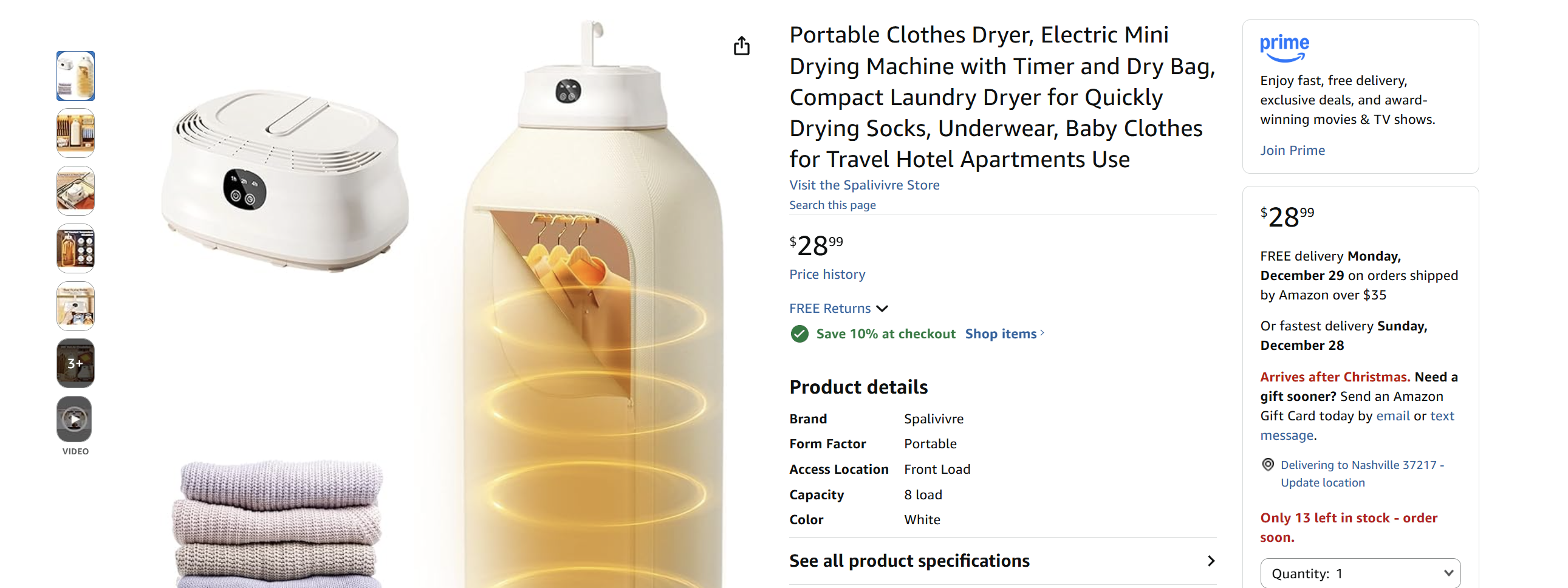 Portable Clothes Dryer