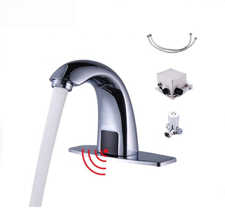 Automatic induction faucet