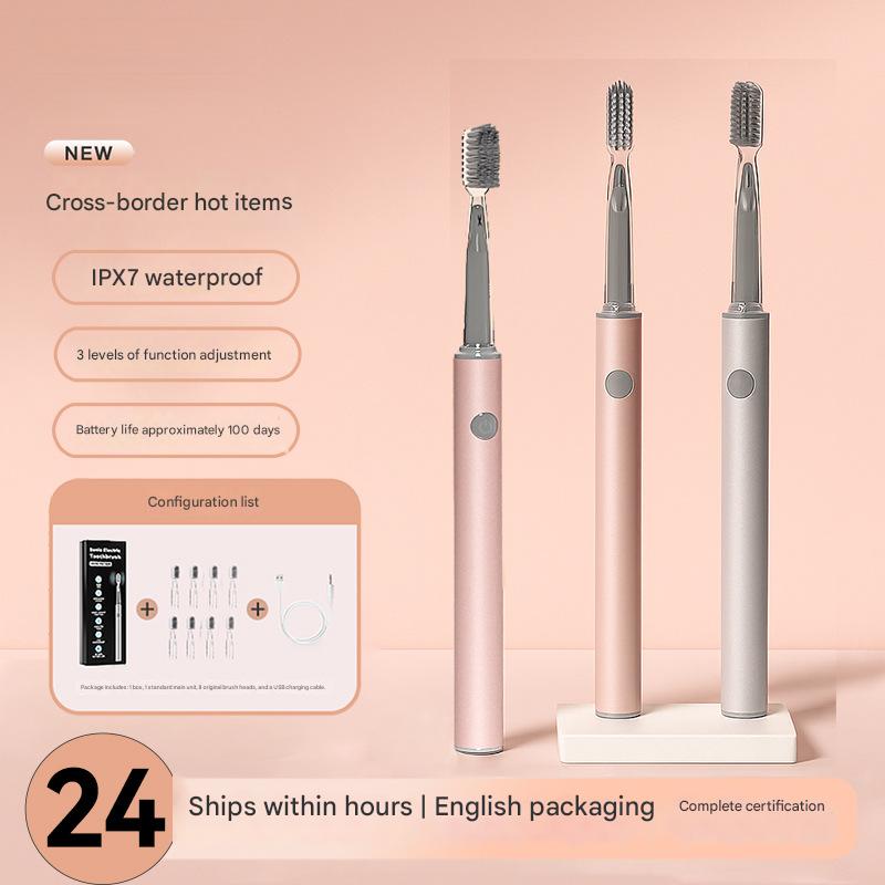 Small brush head popsicle electric toothbrush