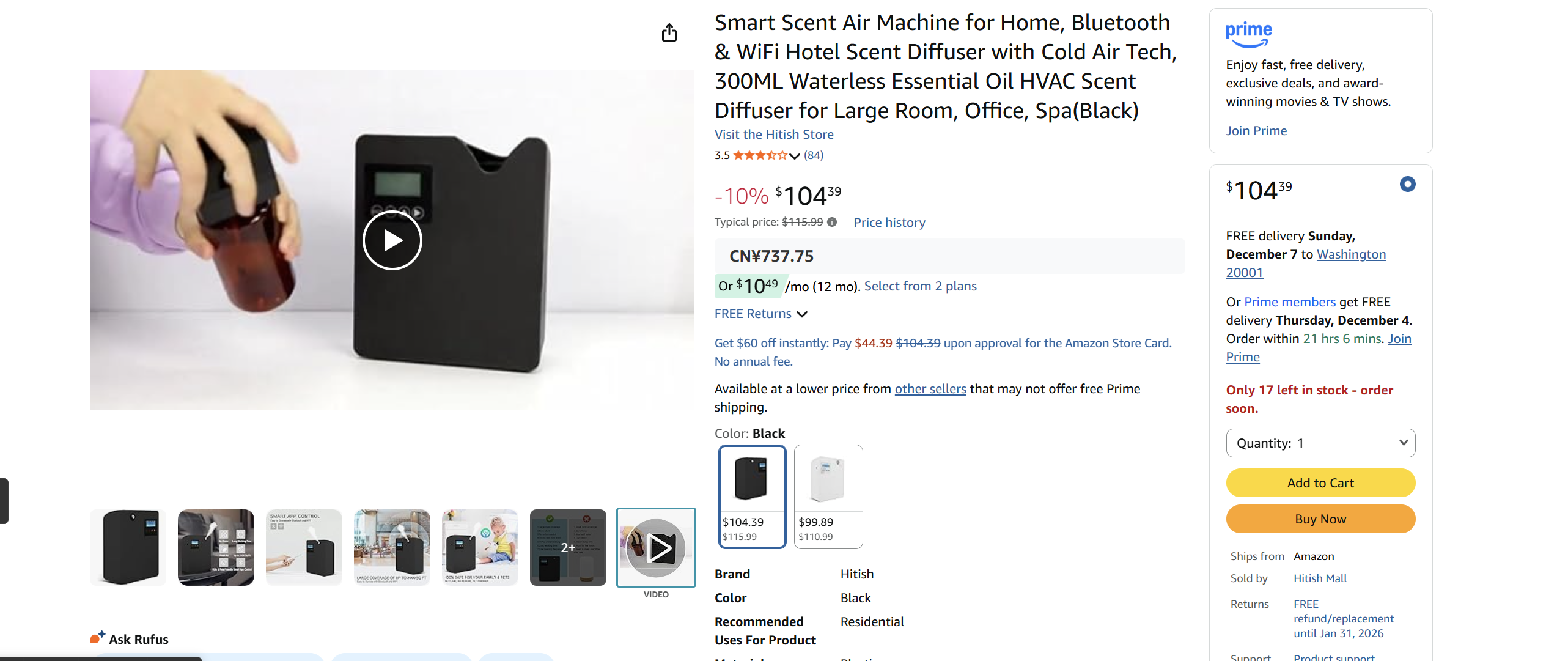 Automatic Air Freshener Diffuser