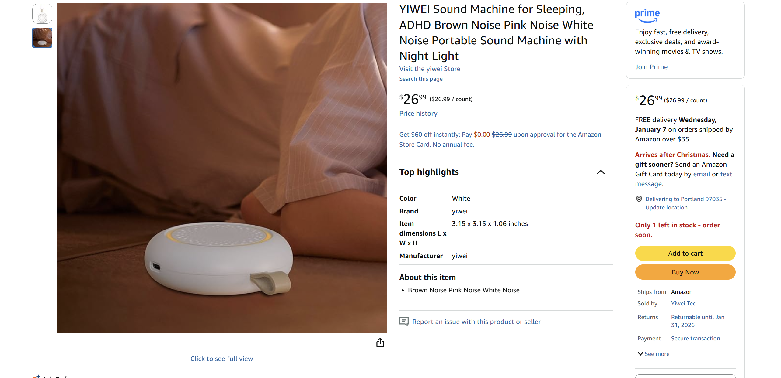 Sound Machine for Sleeping