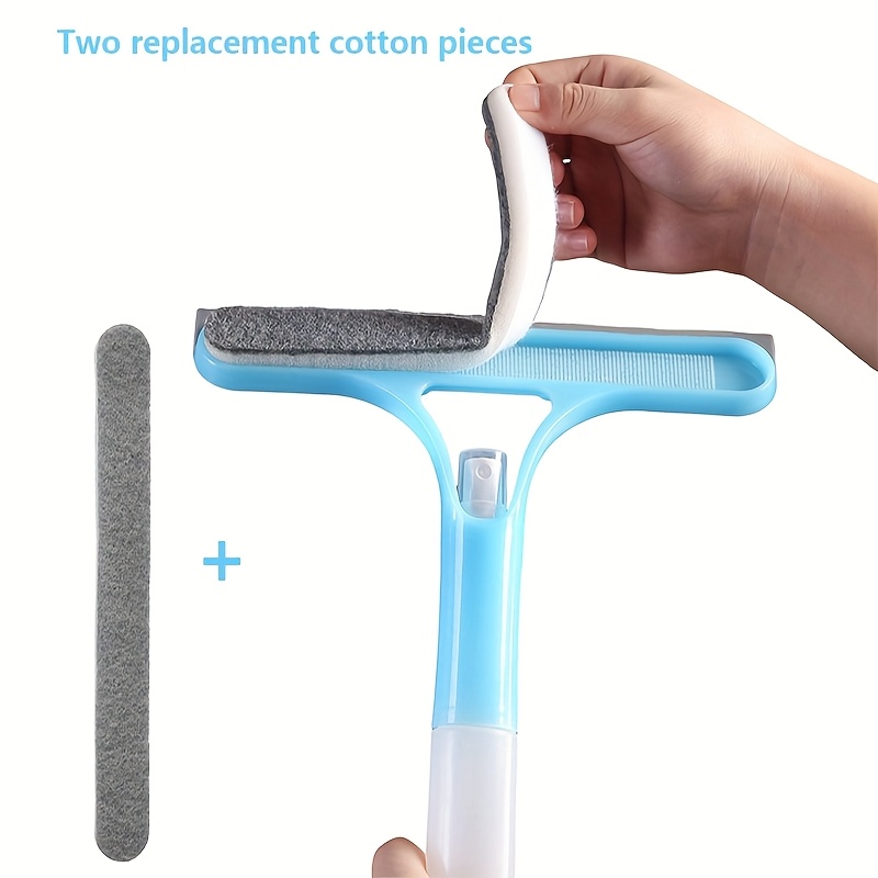 3-in-1 & Mirror Scraper with Removable Microfiber Cloth