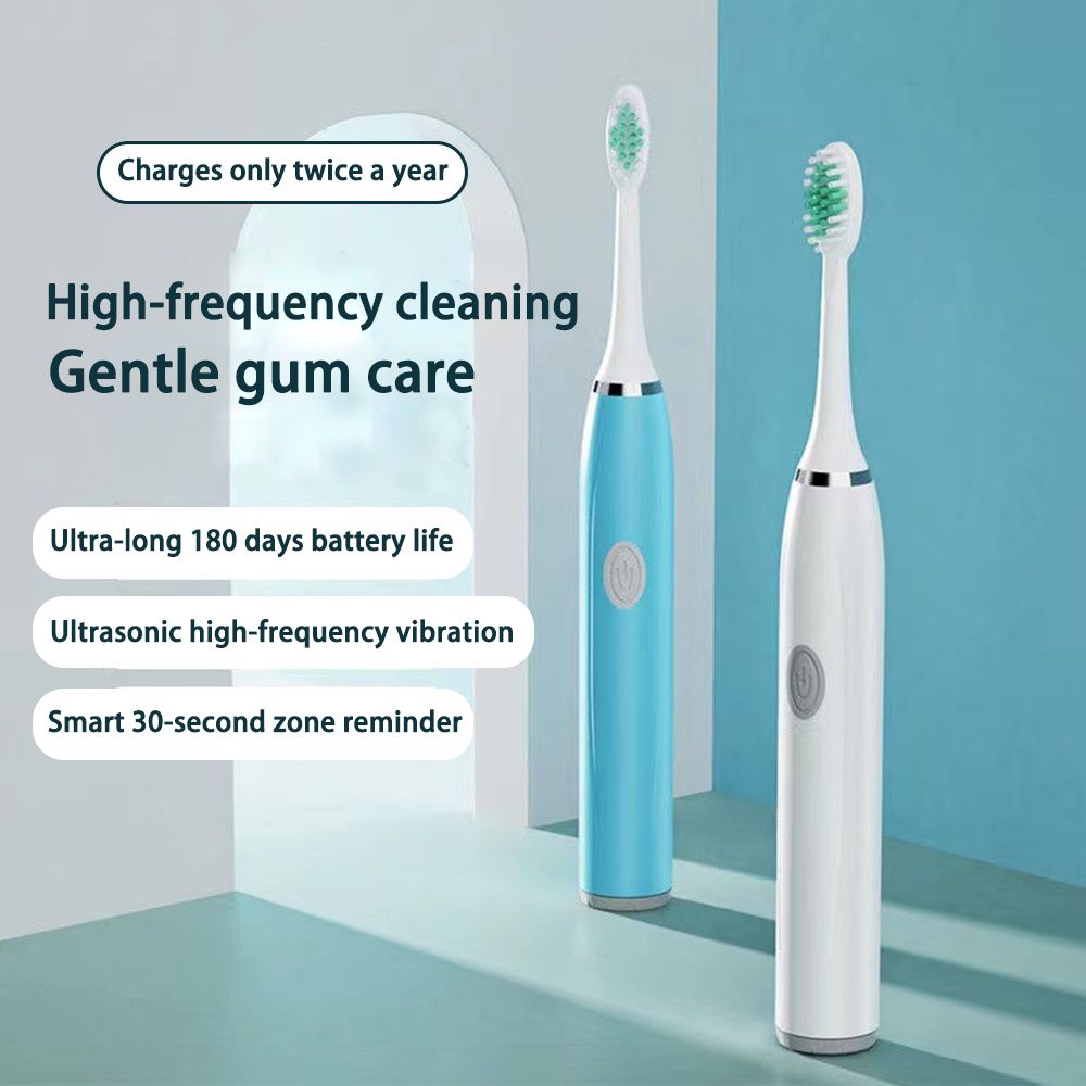 Gentle Vibrations Electric Toothbrush, Rechargeable