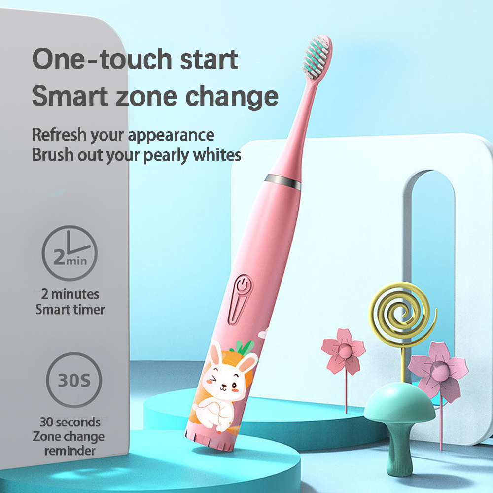 Children's dry battery electric toothbrush