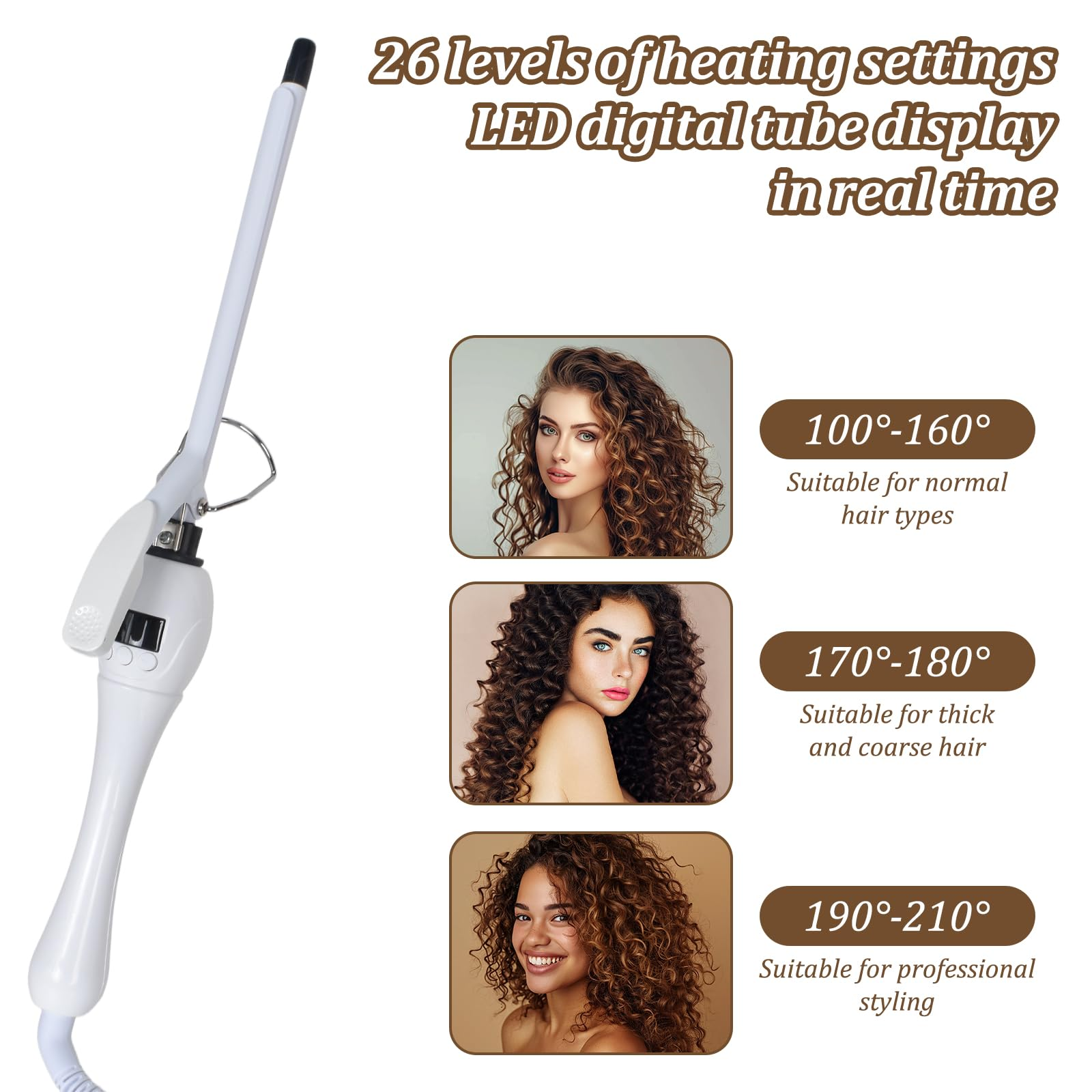 Long Barrel Curlers Marcel Curlers Set Professional Infrared Curlers