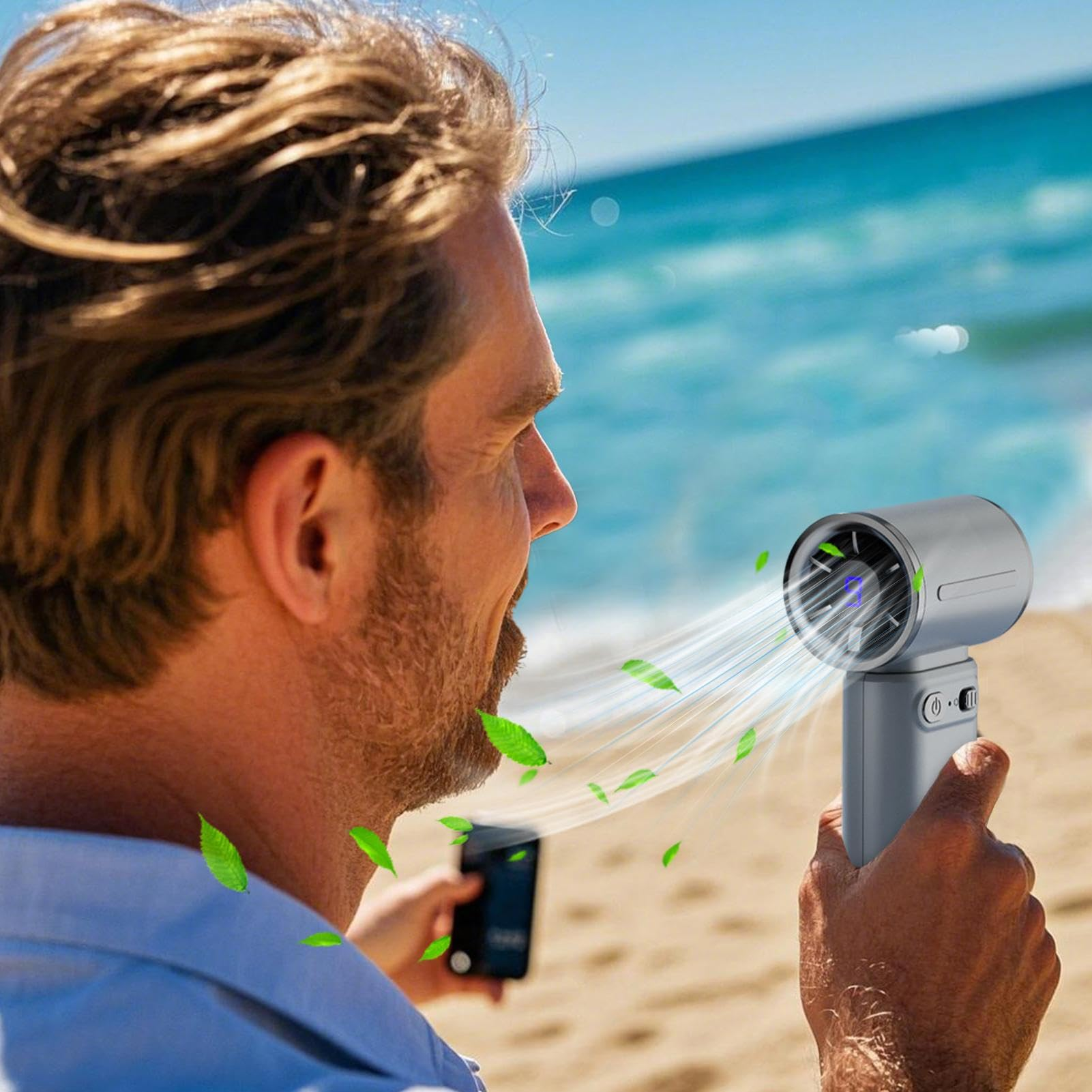 High speed handheld fan