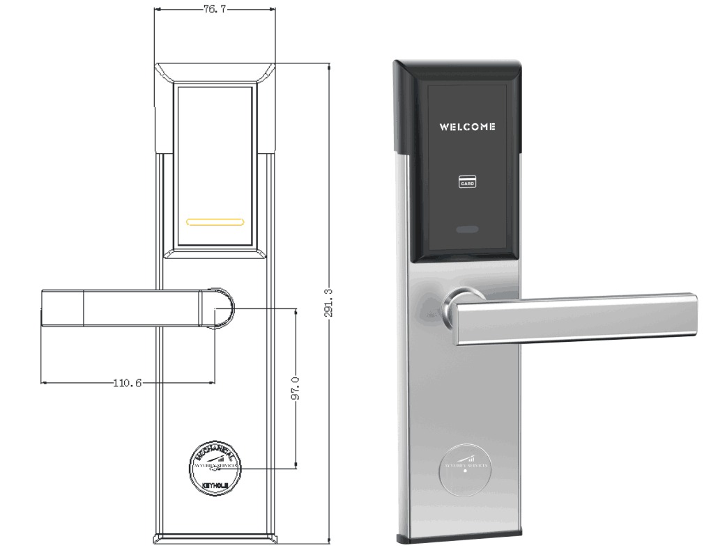 JCSE15 Hotel Door Lock