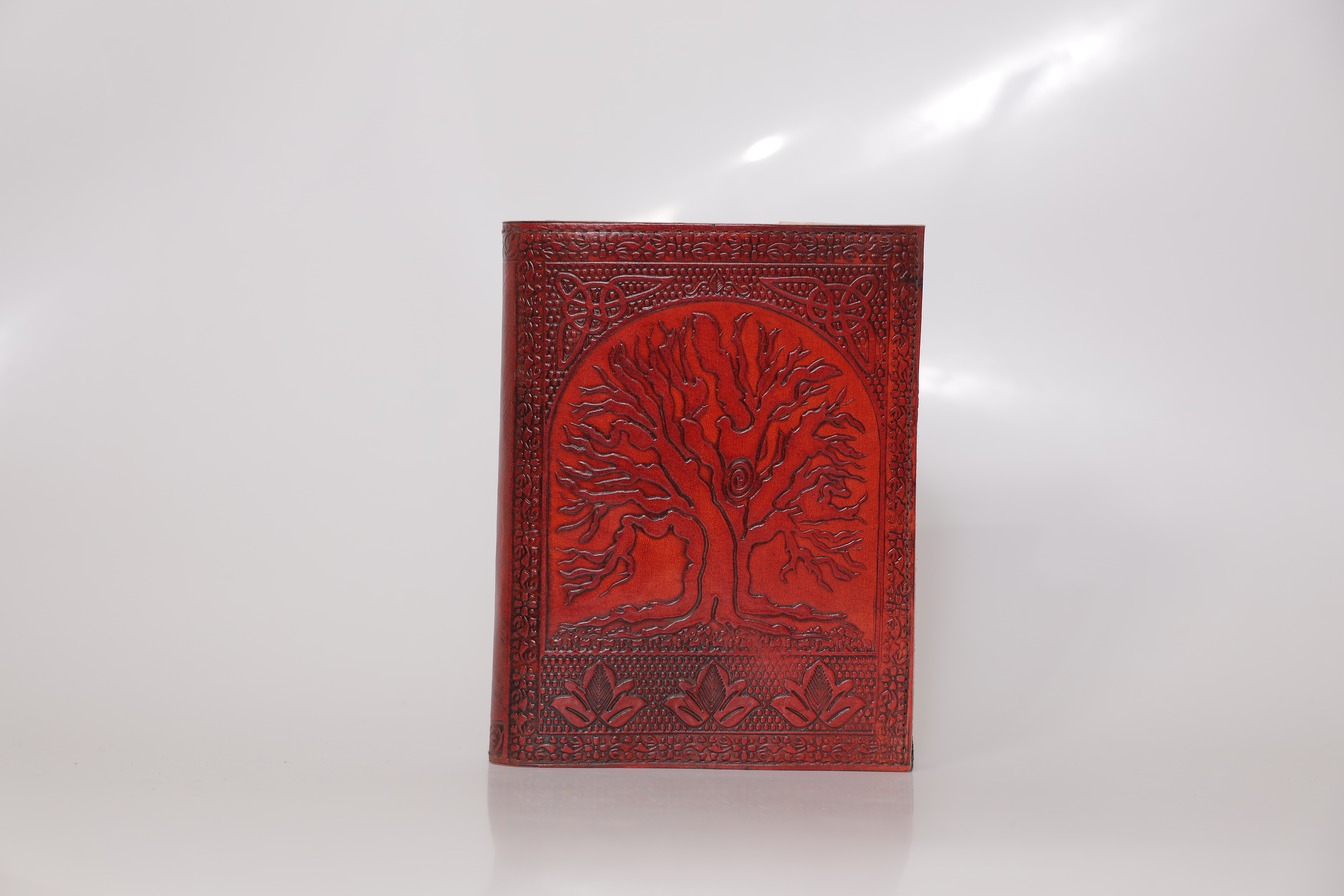 Handcrafted Leather Journal life of tree
