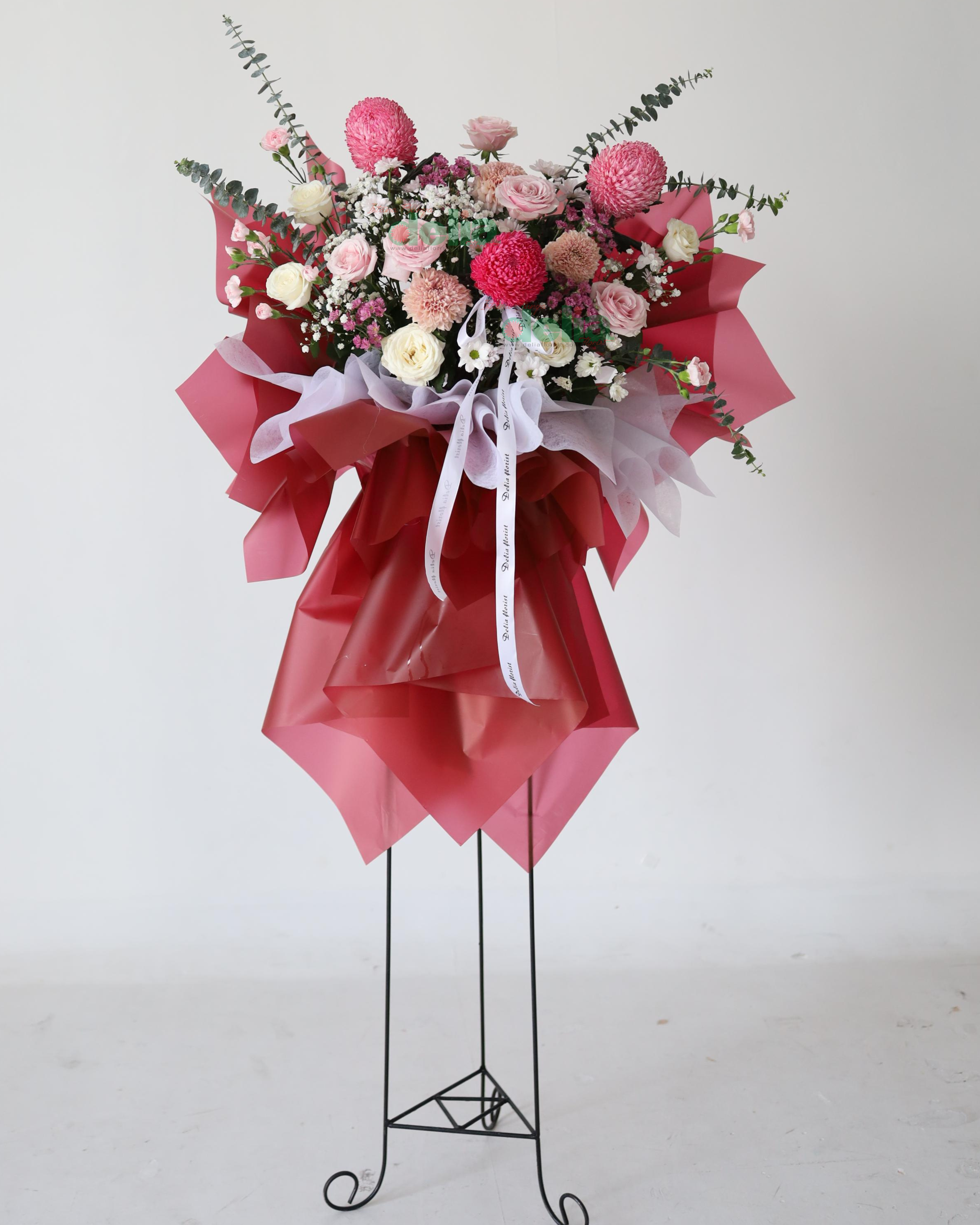 Wrapped Standing Fresh Flower