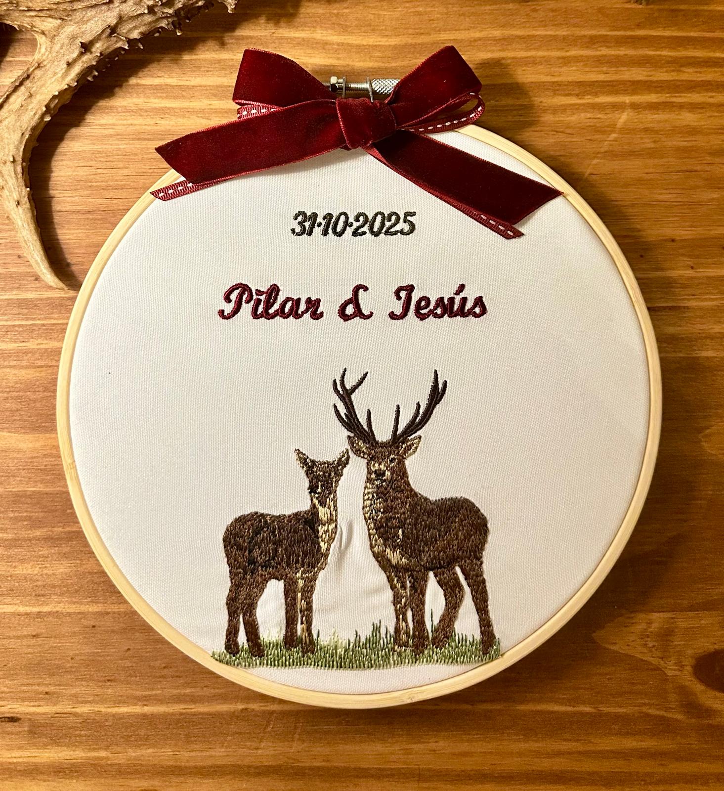 Bastidor personalizado con ciervos