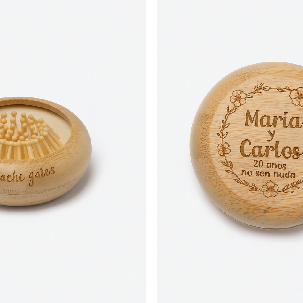 Cepillo de pelo plegable