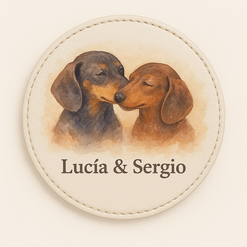 Posavasos Polipiel personalizado 