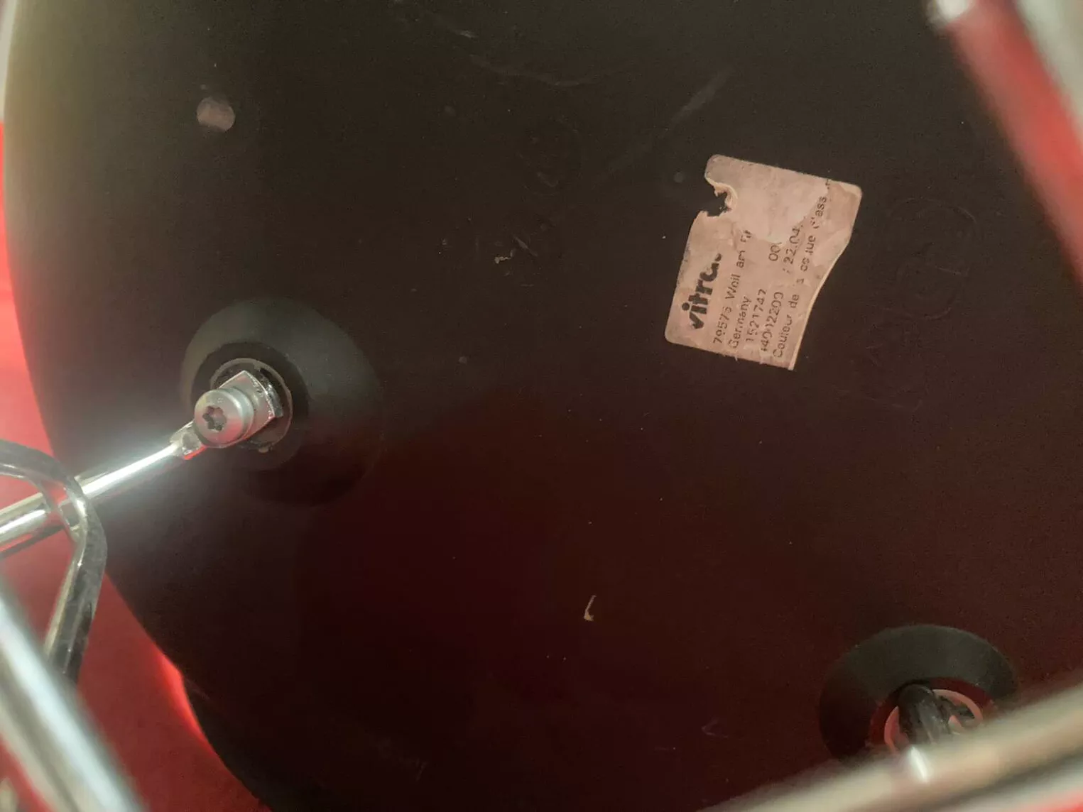 Chaise Vitra DSR noir