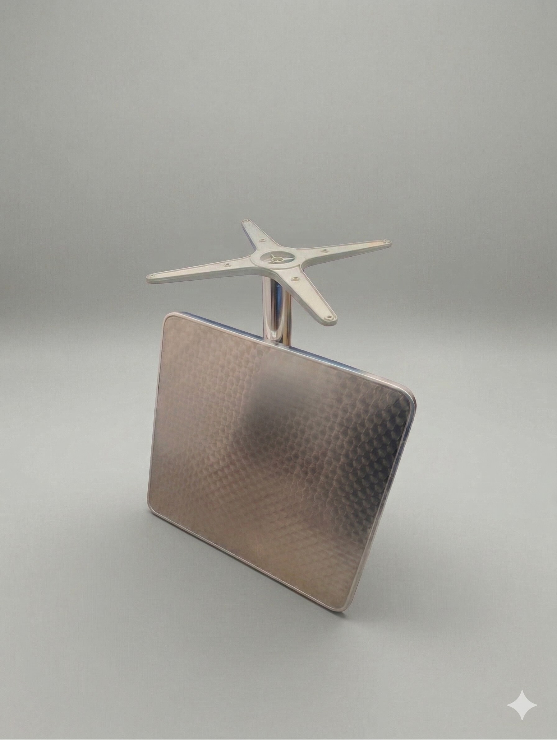 Table bistrot aluminium 60x60 – style café, intérieur/extérieur 