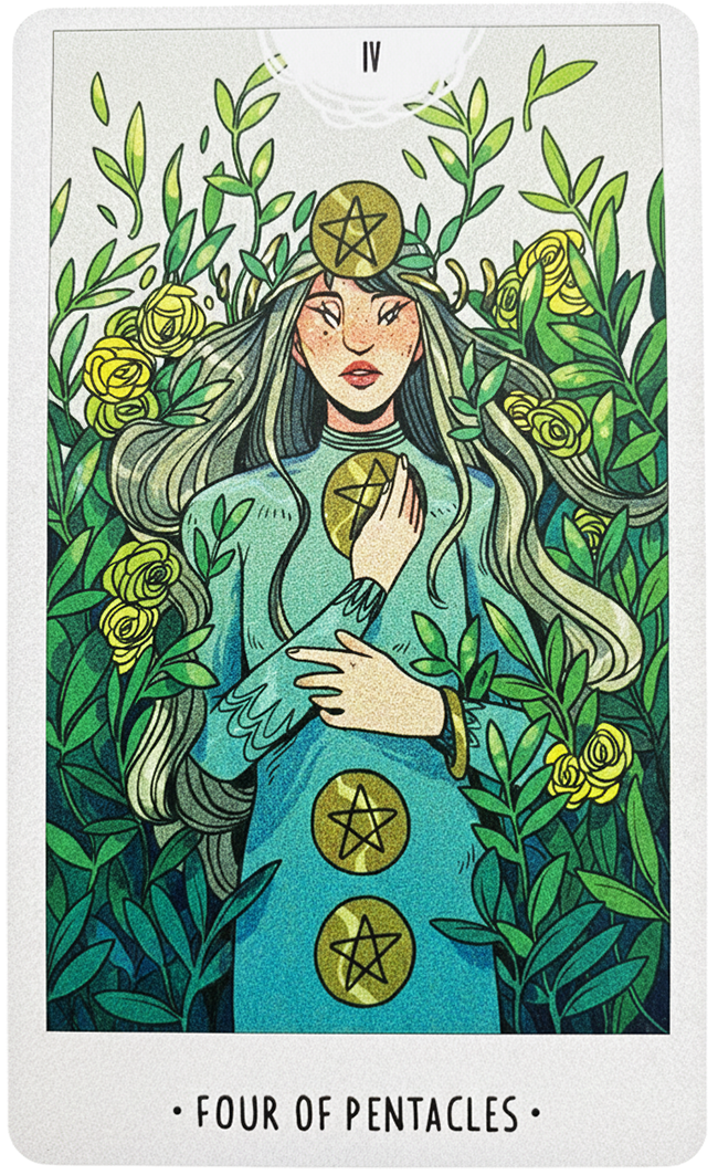 4 🔒 Four of Pentacles | Bốn xu