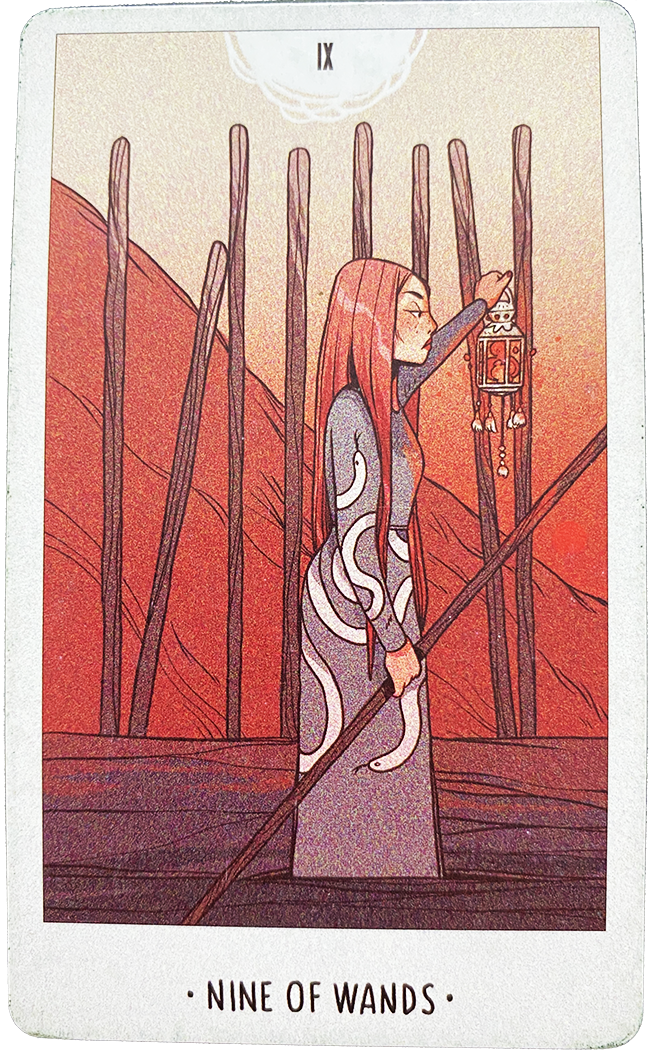 9 💪 Nine of Wands | Chín Gậy