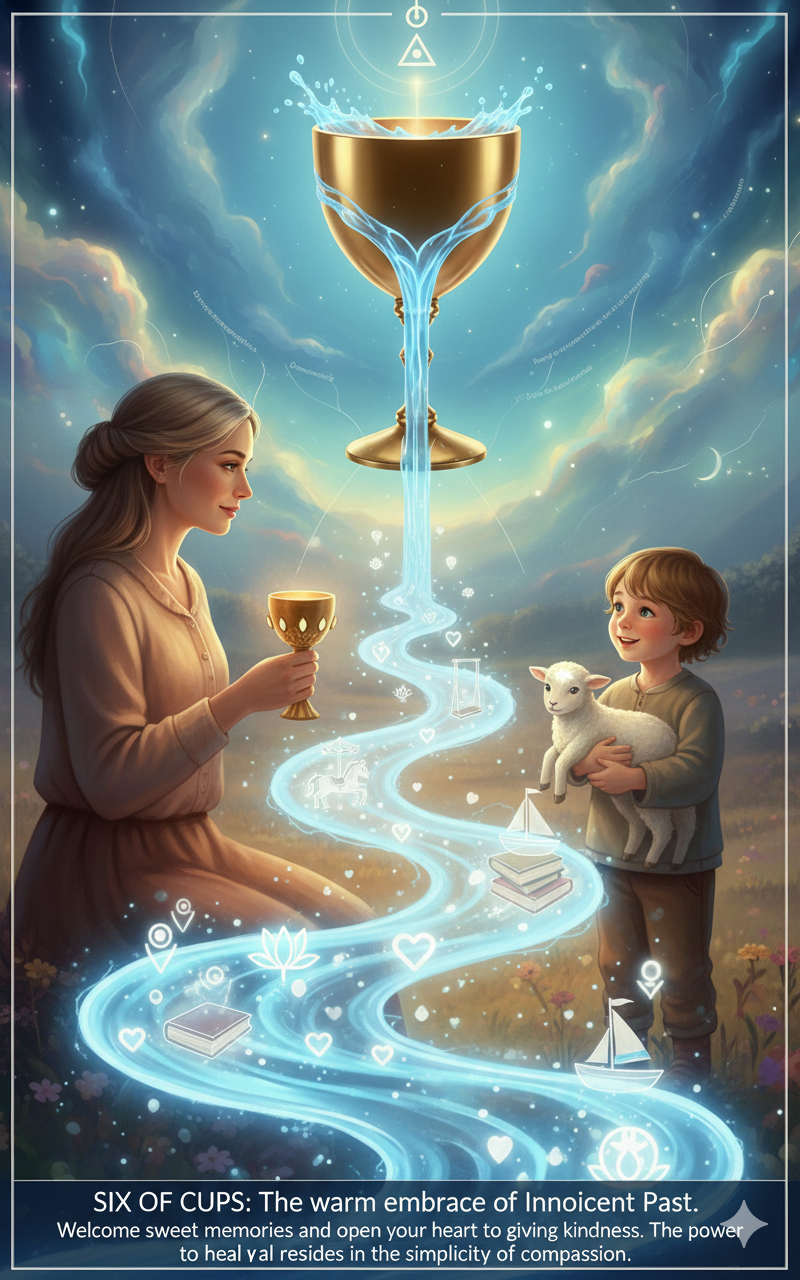 6 🧸 Six of Cups | Sáu Cốc