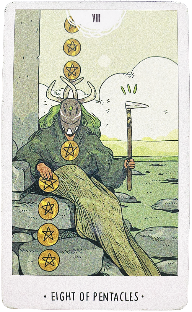 8 🛠️ Eight of Pentacles | Tám xu