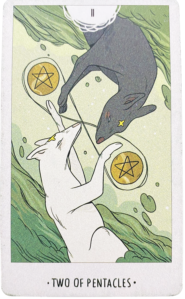 2 🤹 Two of Pentacles | Hai xu